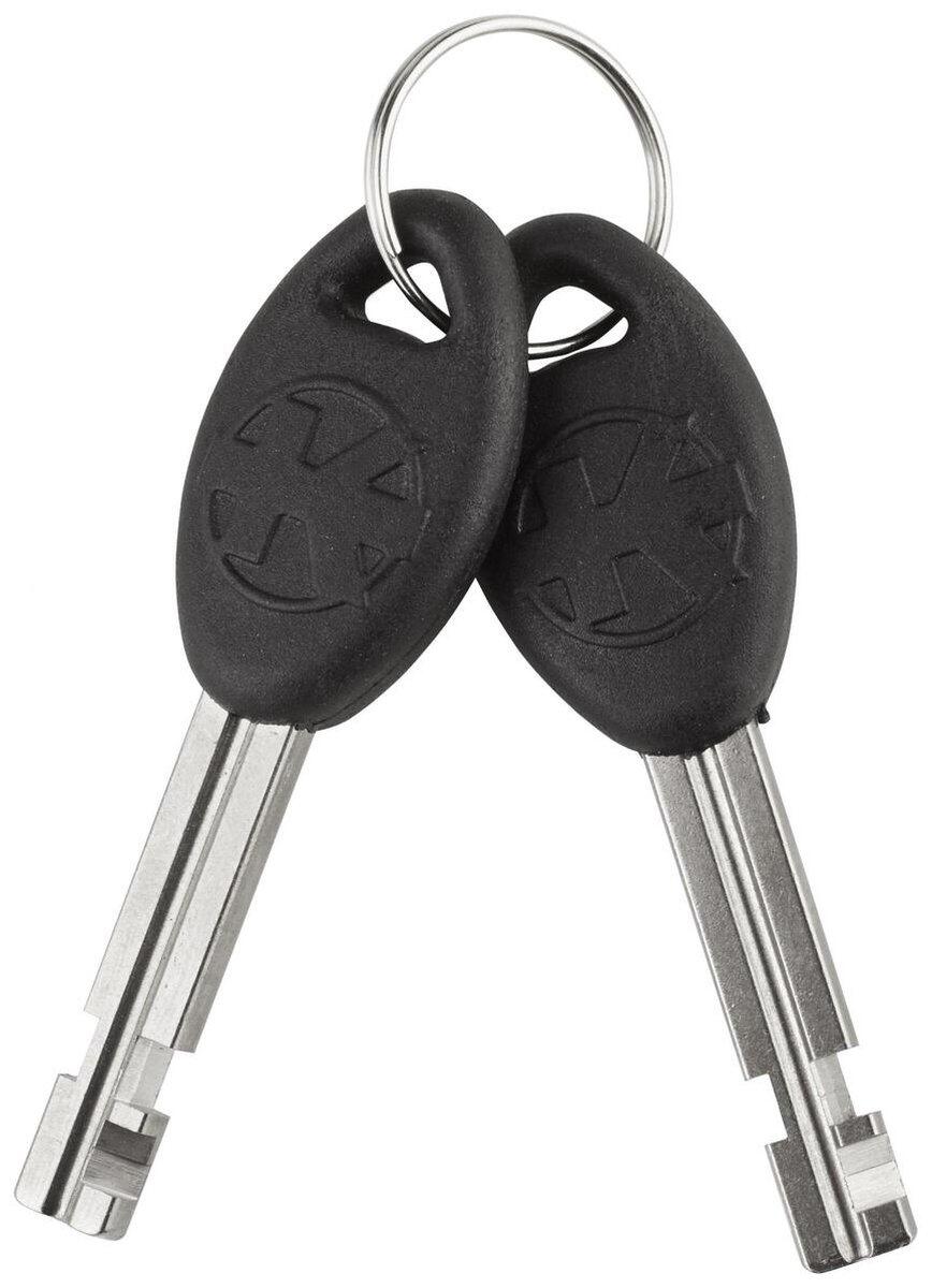 Fahrradschloss Kettenschloss Keeper 785 85 cm - schwarz 3/4
