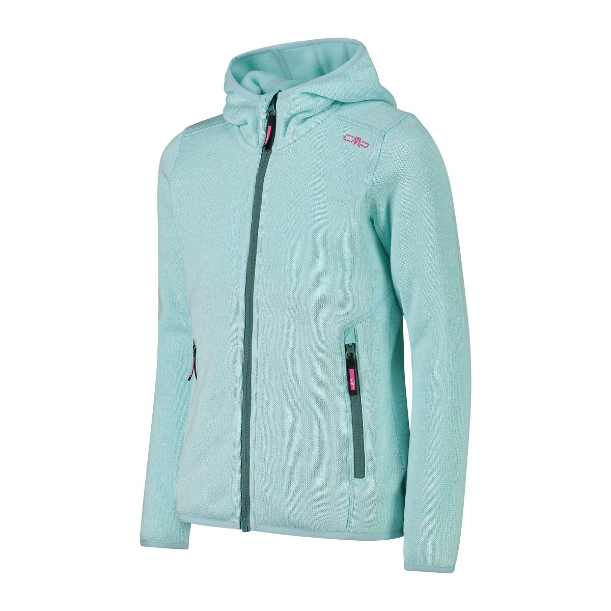 CMP Mädchen Fleece Jacke Fix Hood 3H19825 3/5