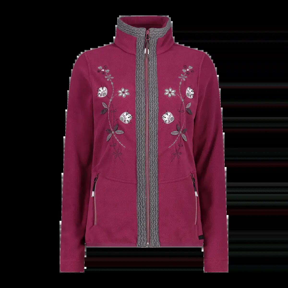 Blouson aus Fleece mit floralem Stickerei für Damen CMP 2/6