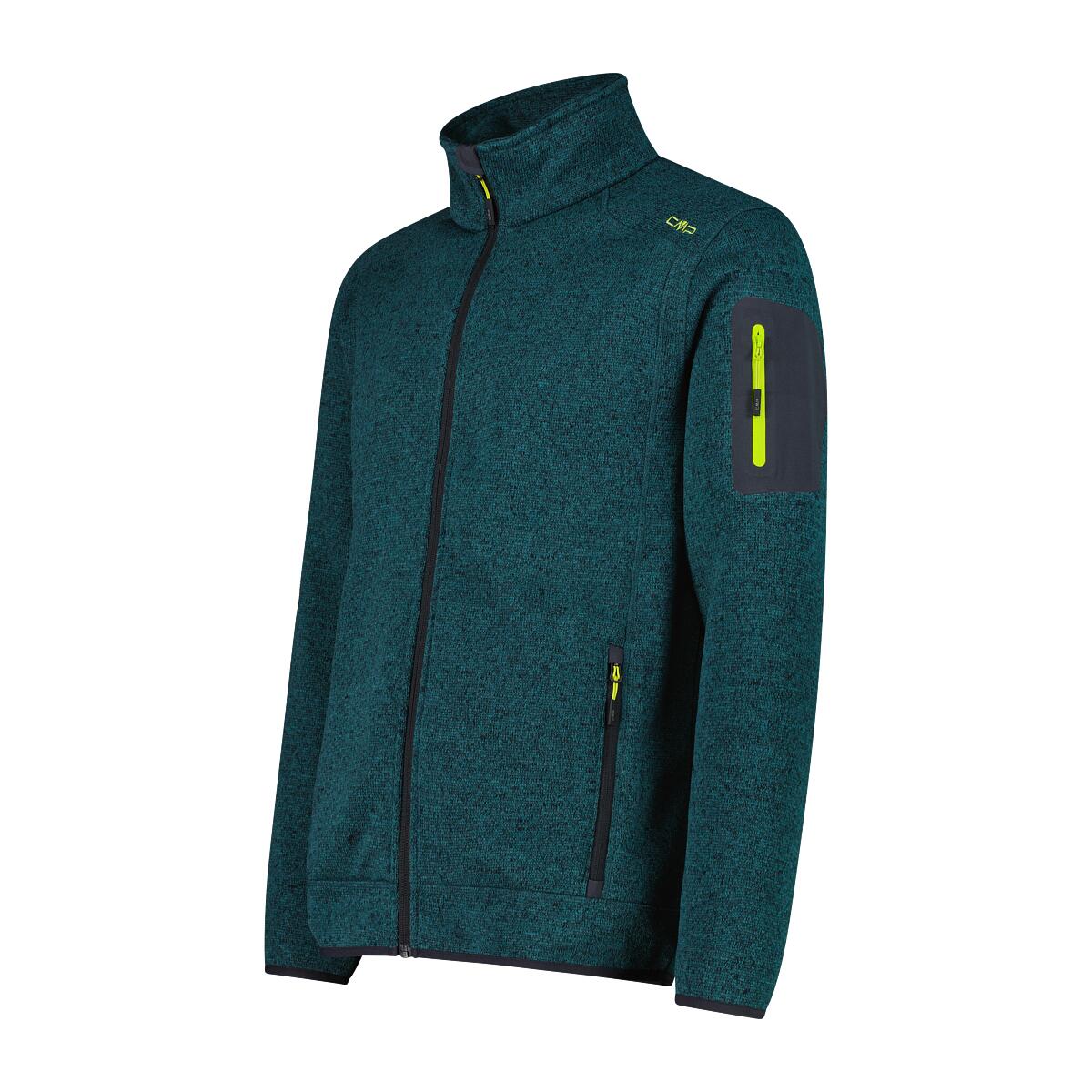 Midlayer KNITTED MELANGE Wandern/Outdoor/Trekking männlich LICHEN-ANTRACITE 3/5