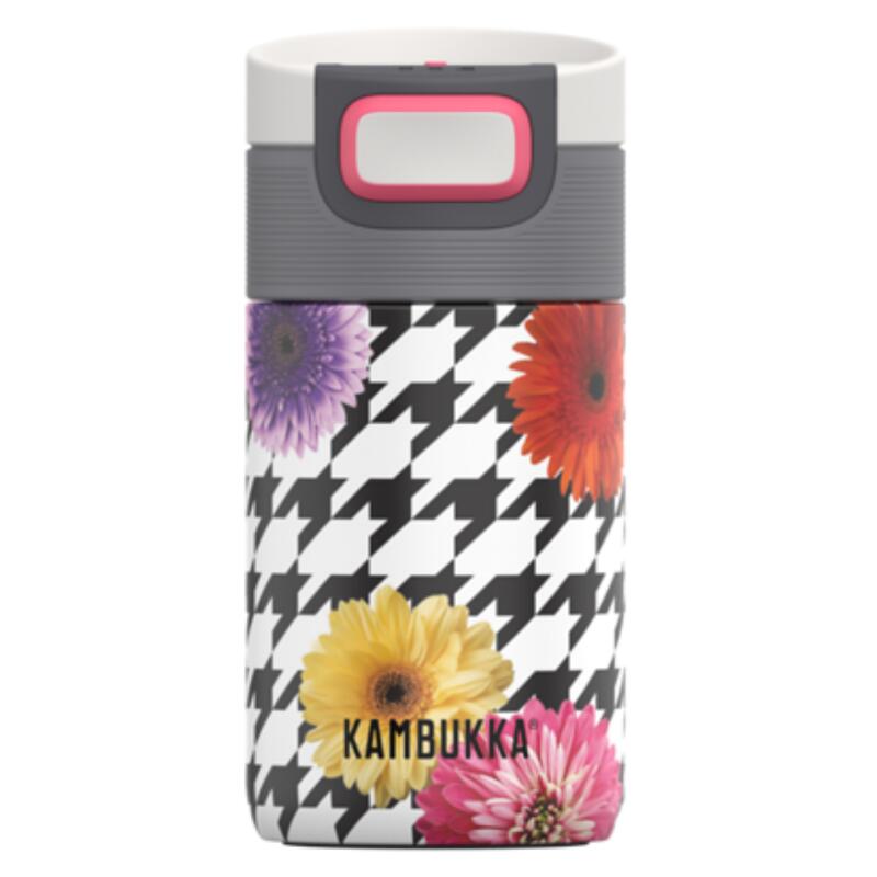 Kubek termiczny termos na kawę Kambukka Etna 300 ml - Floral Patchwork