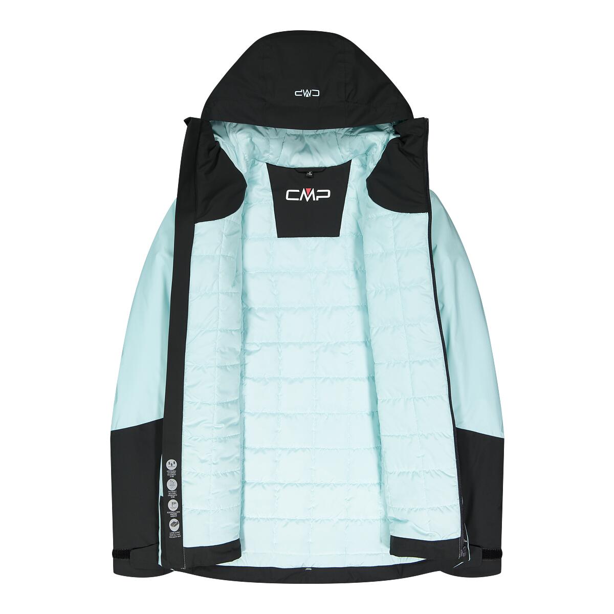 Veste de ski à capuche fixe femme CMP 4/4