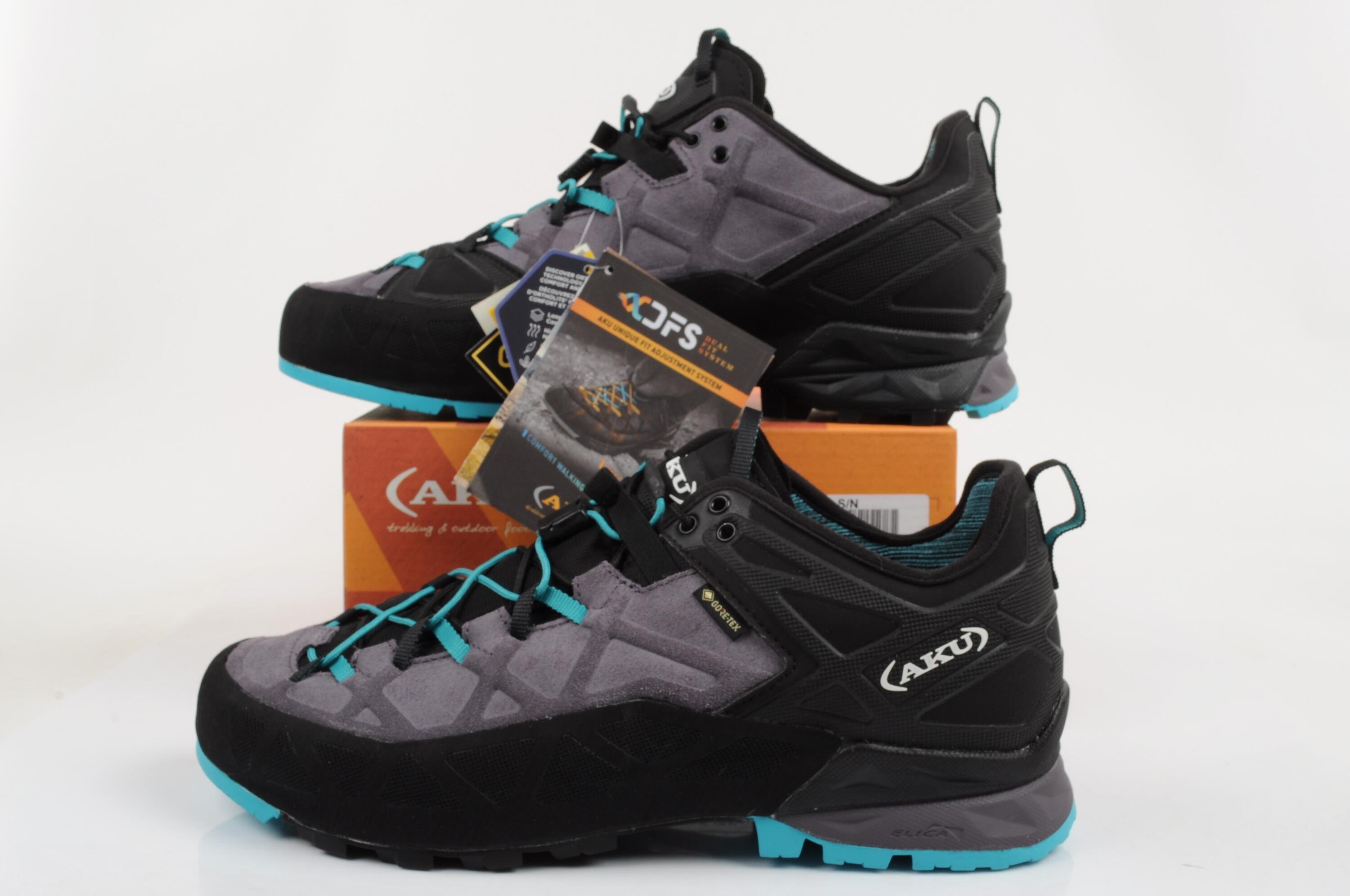 Chaussures de randonnée pour femmes Aku Rock Gore-tex en cuir, résistantes 6/6