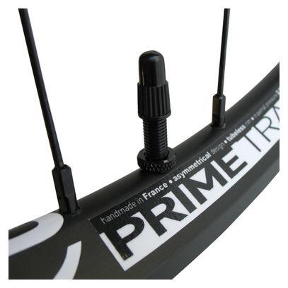 VAR Kit 2 Tubeless Ventile 35mm Aluminium Schwarz 3/4