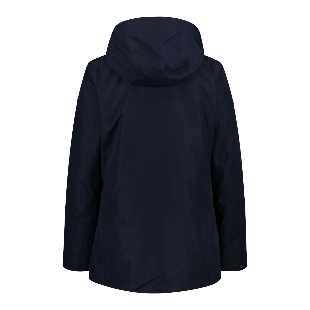 CMP Damen Parka Woman Long Jacket Zip Hood Det. Inn. Jacket 34K0086D 2/11