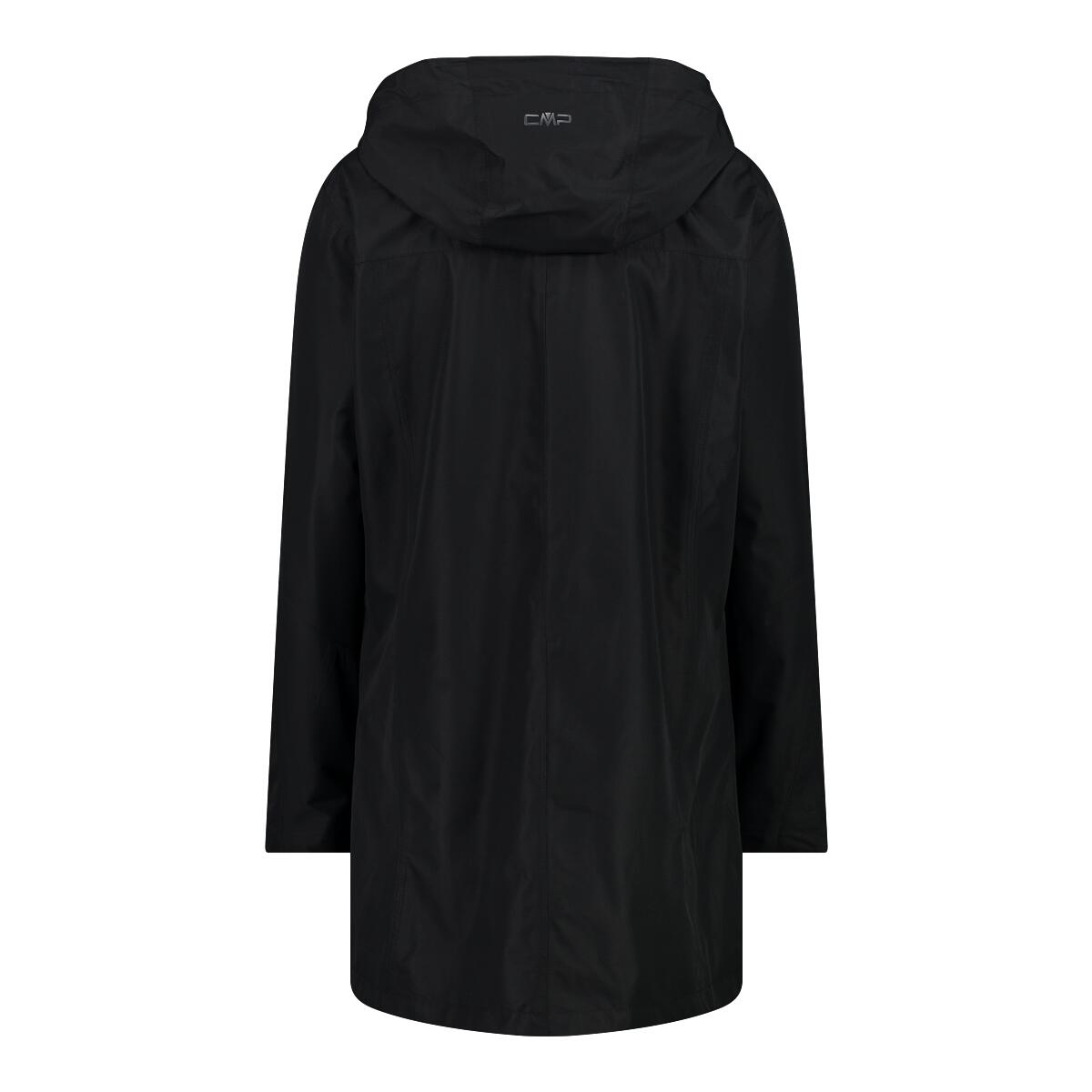 Giacca impermeabile con cappuccio e bottoni a pressione da donna CMP 3/6