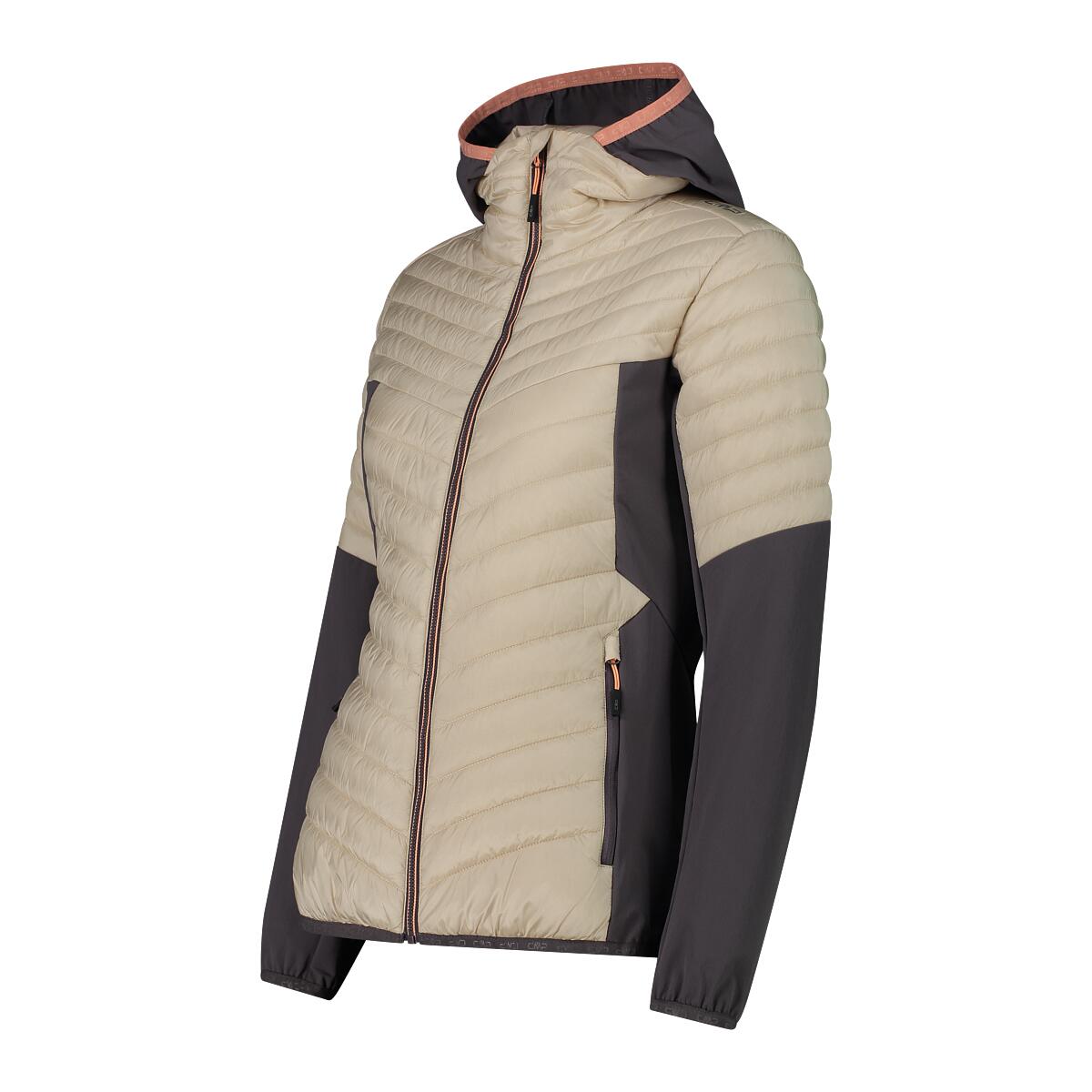 Chaqueta híbrida con capucha para mujer CMP 3/5