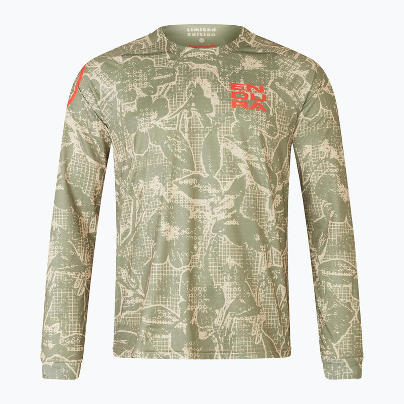 Longsleeve rowerowy męski Endura Grid Floral Ltd