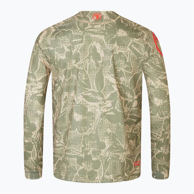 Longsleeve rowerowy męski Endura Grid Floral Ltd