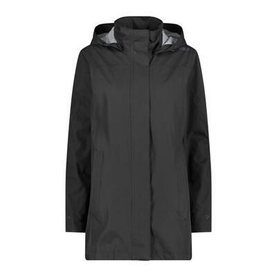 CMP Damen Regenjacke Woman Rain Jacket Button Hood 39X6646