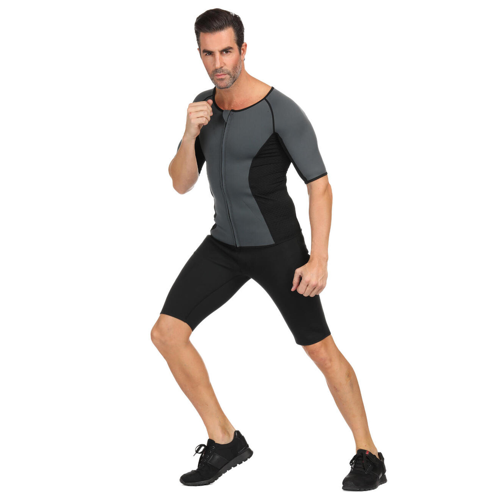 SLIMBODY Fitness oblek pro hubnoucí muže, Neopren