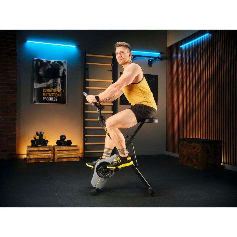 Rower stacjonarny magnetyczny składany Xbike BRIZ TX-340XB szary