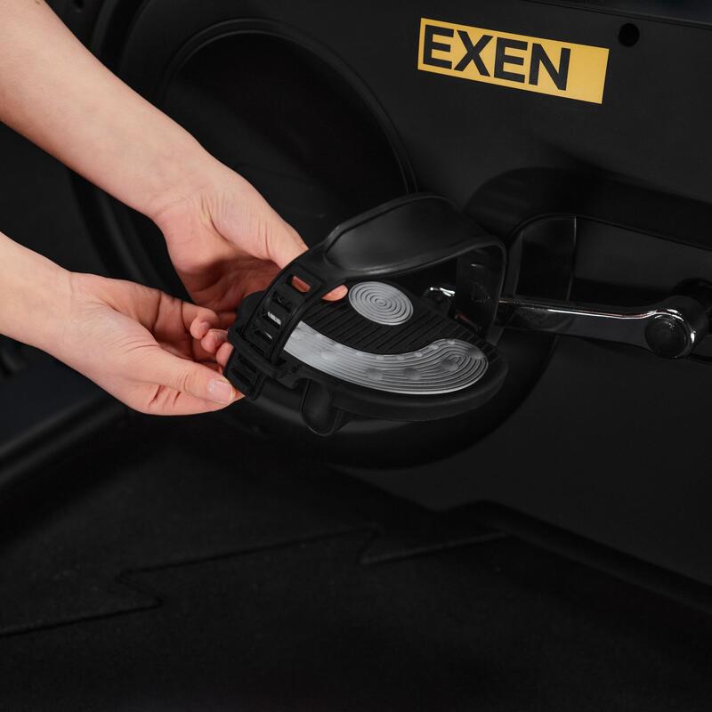 Rower stacjonarny elektryczno-magnetyczny EXEN TX-950EB czarny