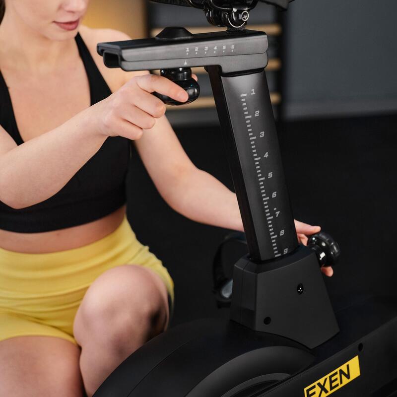 Rower stacjonarny elektryczno-magnetyczny EXEN TX-950EB czarny