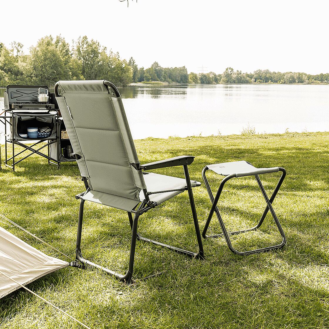 Travellife Lago Stuhl compact moss green 3/4