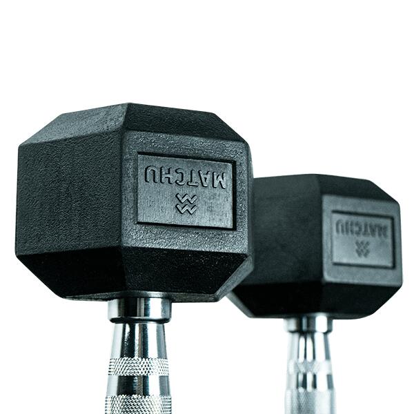 Hantel Hexagon Set – 2 x 10 kg – Dumbbell Set - Kurzhantel Set 3/5