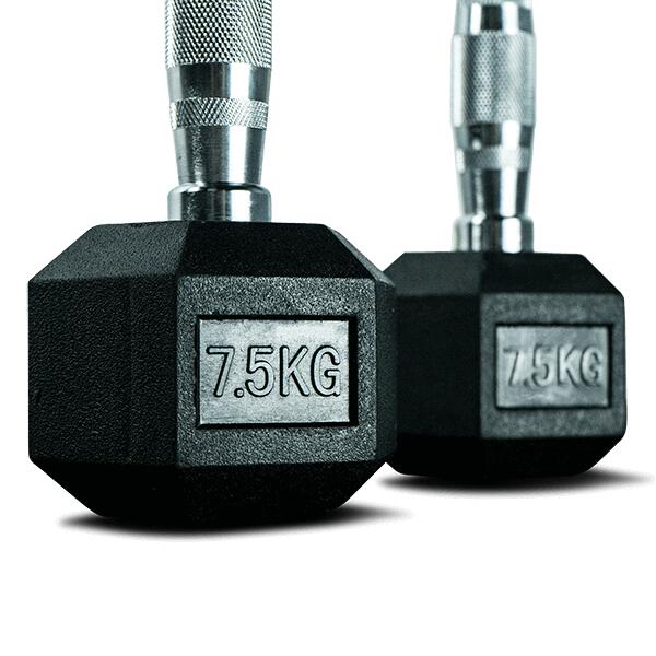 Hantel Hexagon Set – 2 x 7,5 kg – Dumbbell Set - Kurzhantel Set 2/5
