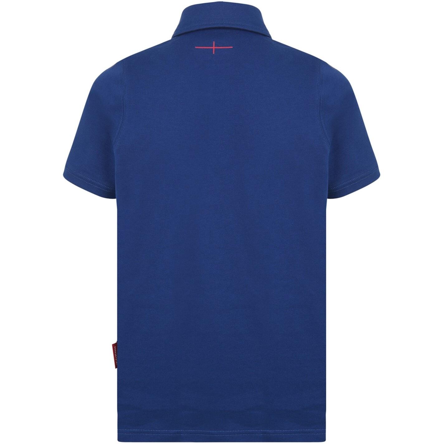 England Rugby Men's Polo Blue Umbro Alt Classic Polo Shirt 3/3