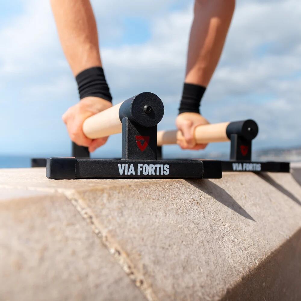 Parallettes Basses Pro street workout exercices et renforcement 4/7