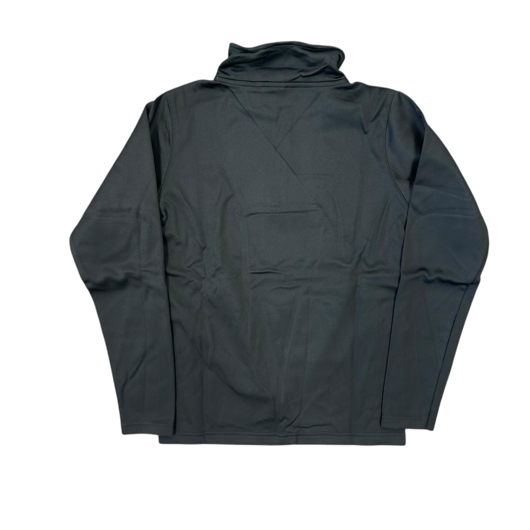 Samurai Kid's 1/4 Zip Rugby Black Pullover Quarter Zip Top 3/3