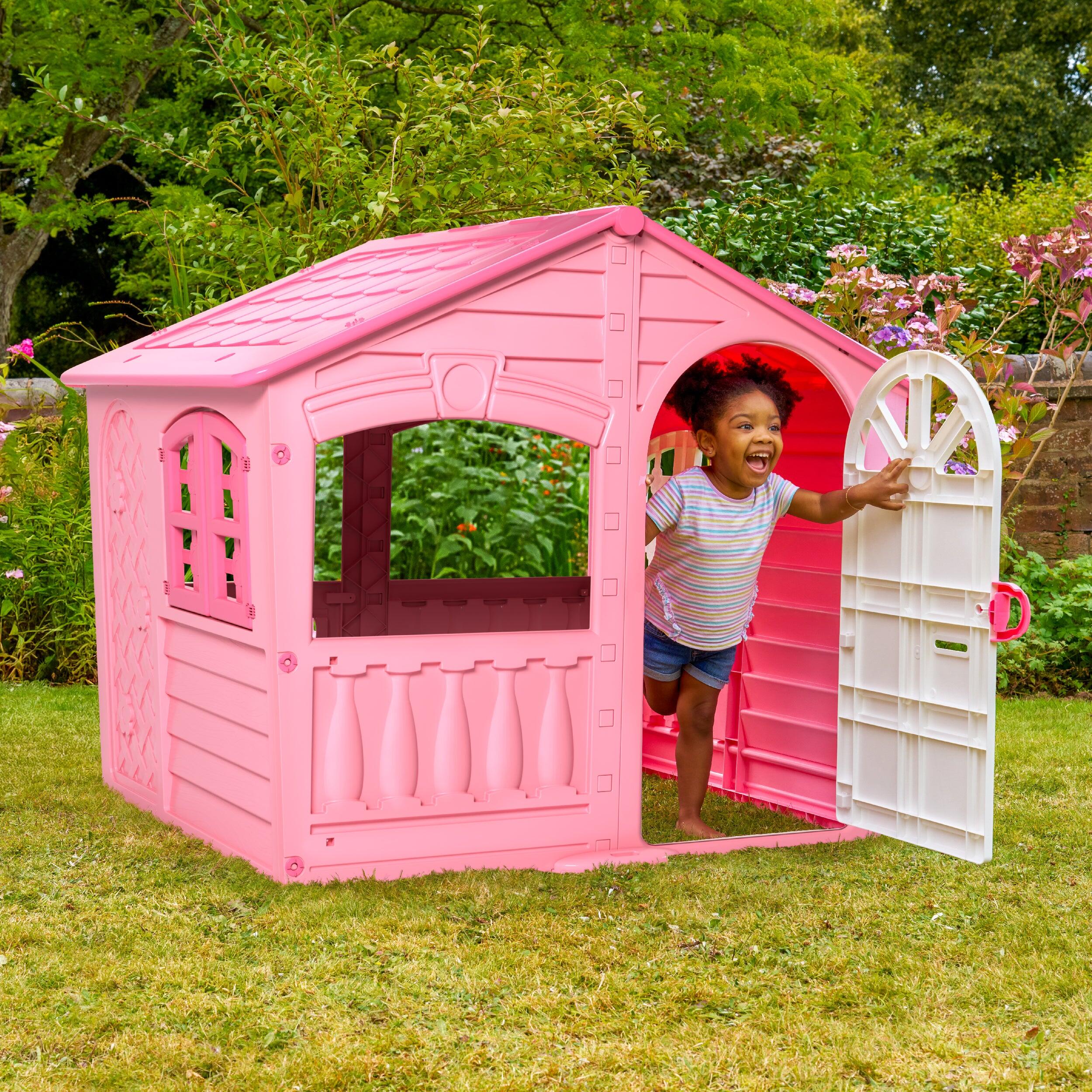 Maisonnette cabane BARBE À PAPA plastique 4/5