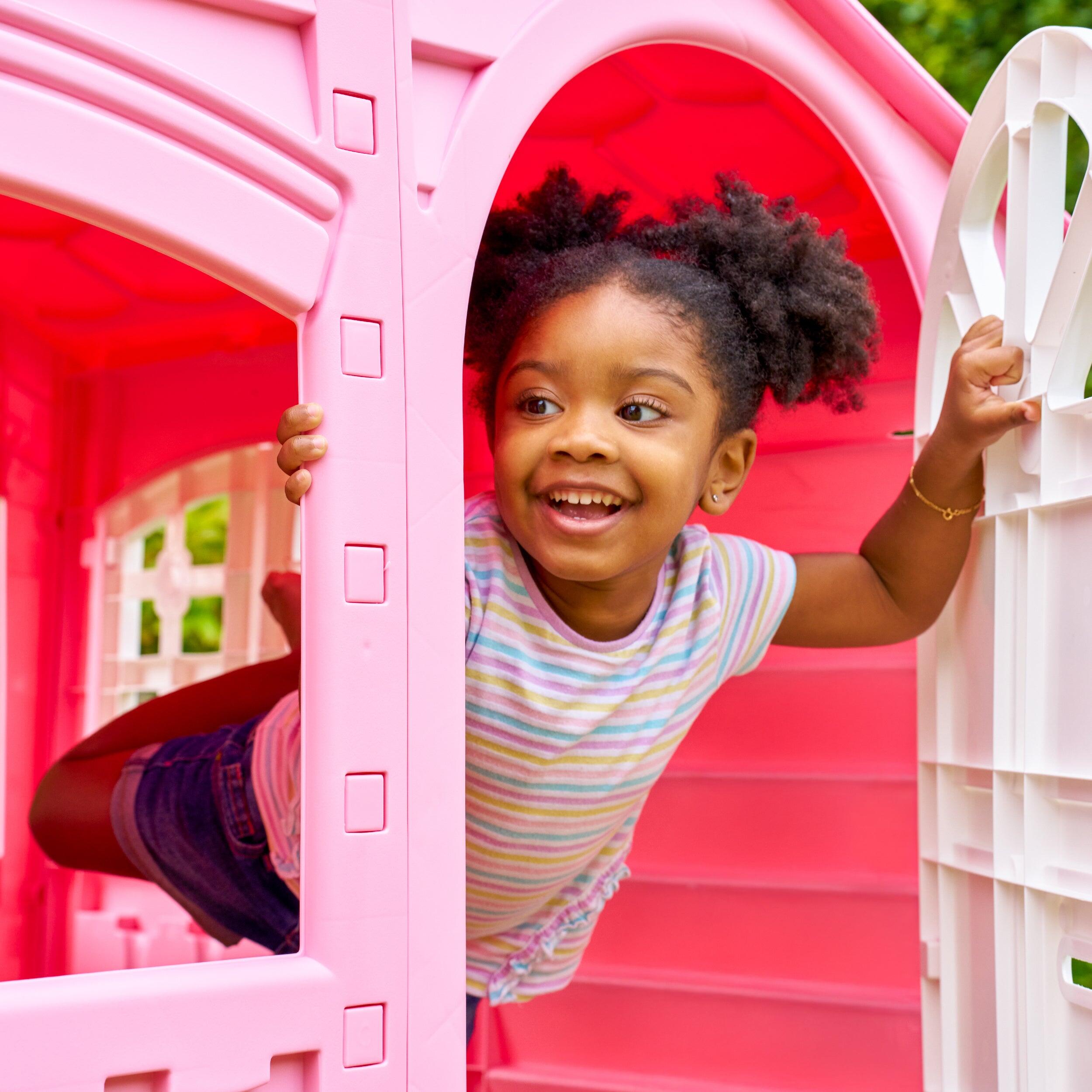 Maisonnette cabane BARBE À PAPA plastique 3/5