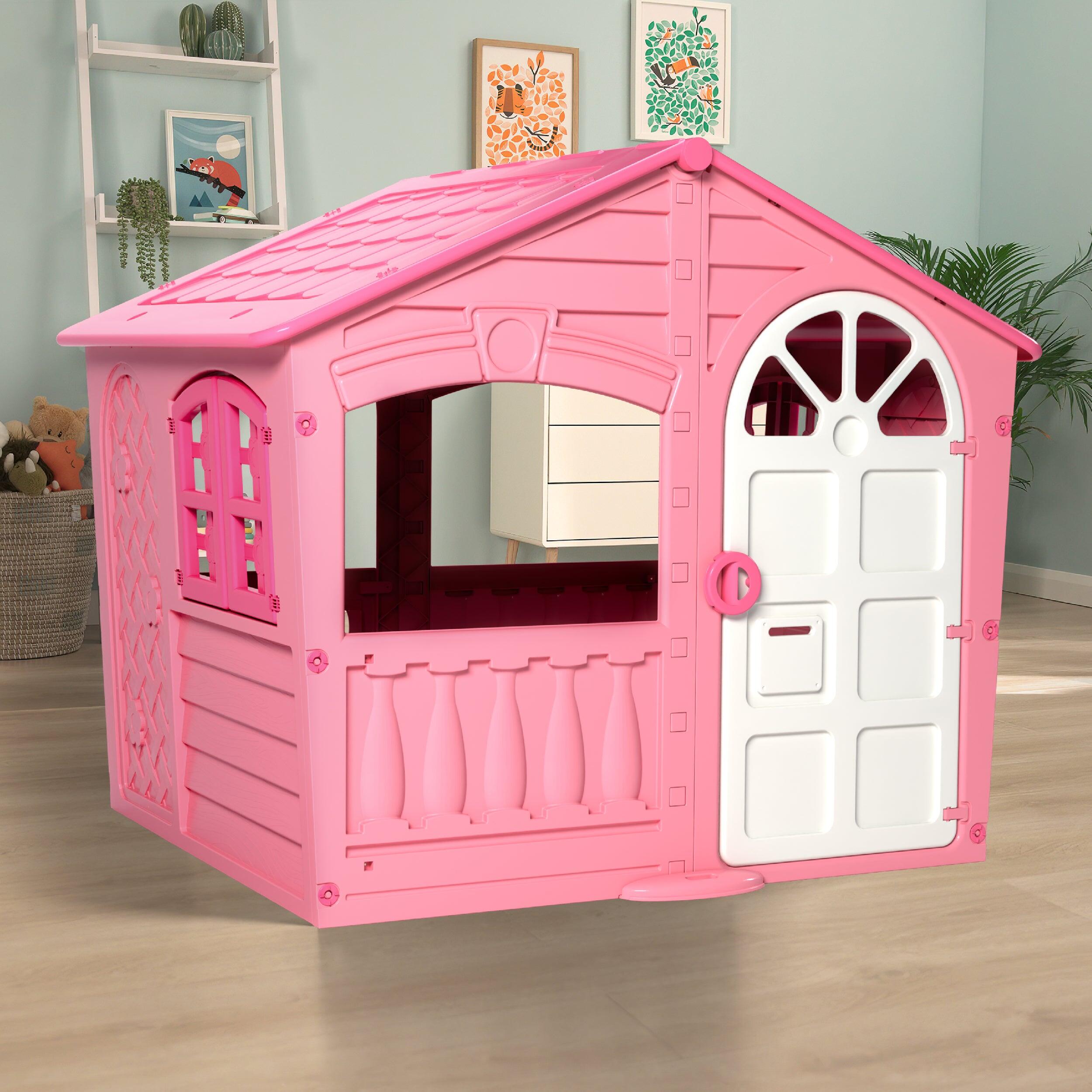 Maisonnette cabane BARBE À PAPA plastique 5/5
