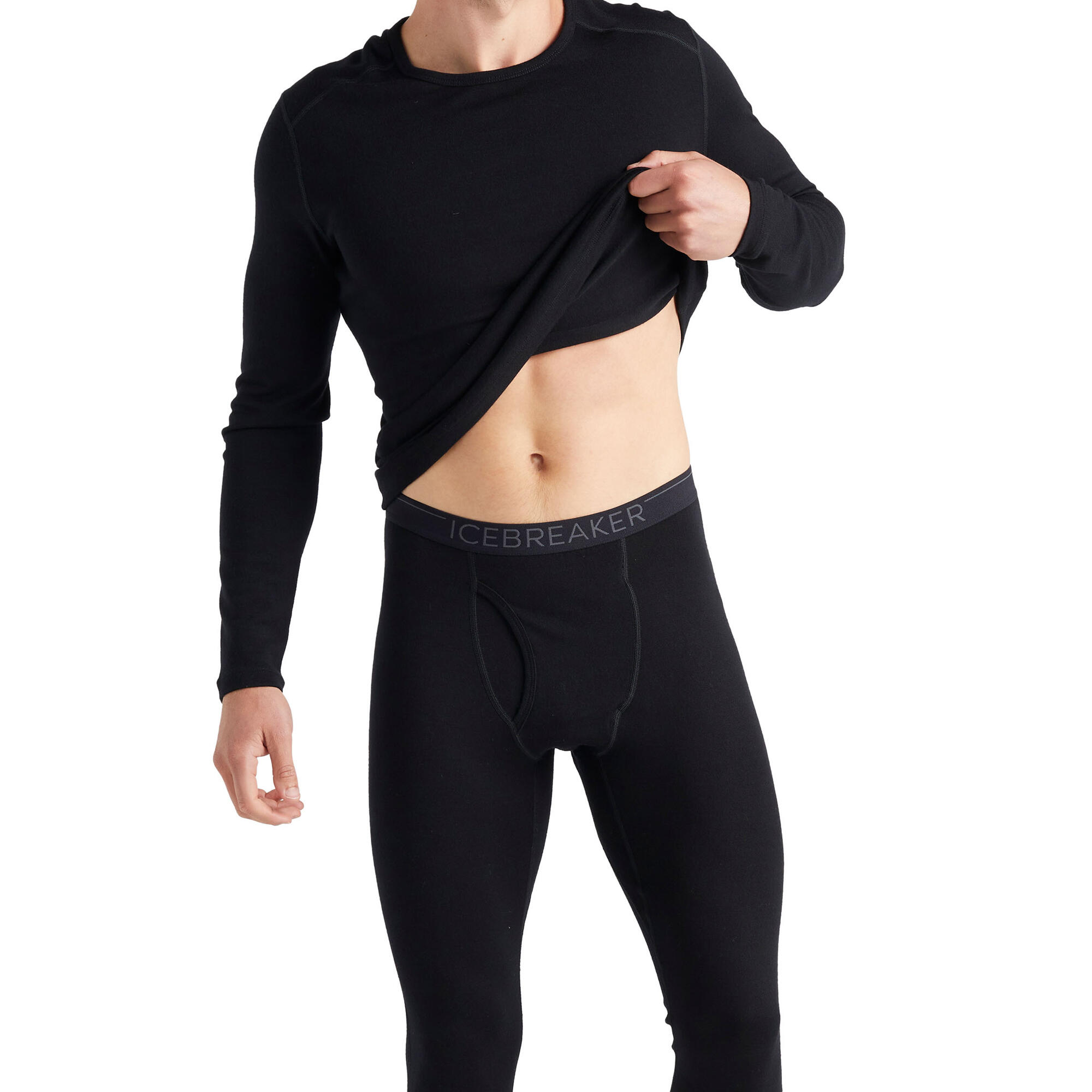 Men's Icebreaker Merino 260 Tech Base Layer Leggings With Fly 2/6