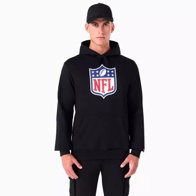 Sweat capuche NFL New Era Team logo PO Hoody noir 2/4