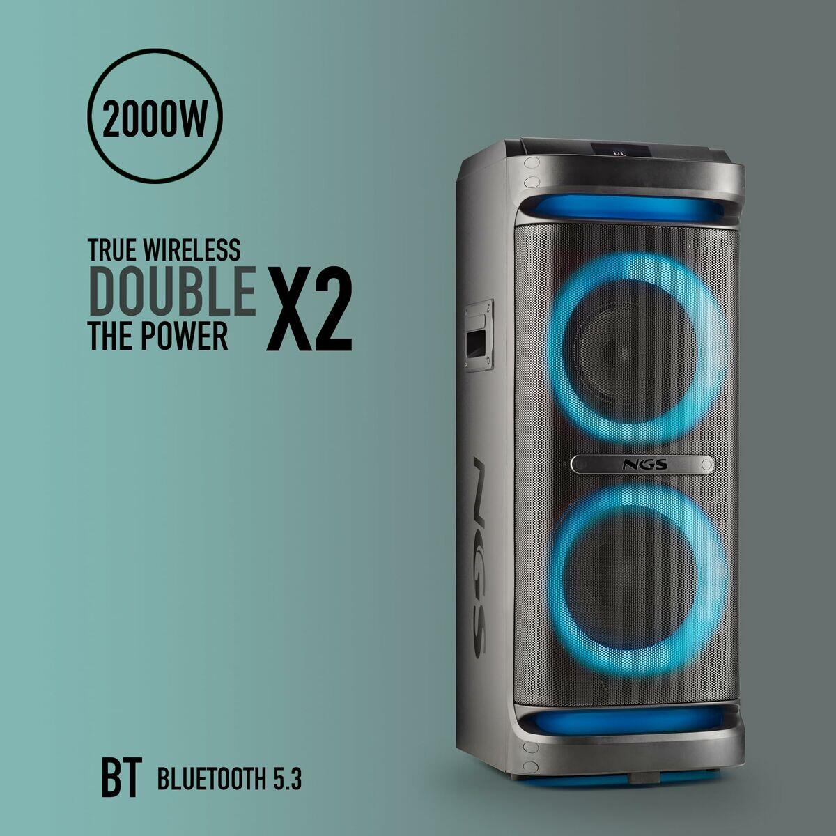 Altoparlante Bluetooth Portatile NGS WILDSPACE2 Nero 2/5