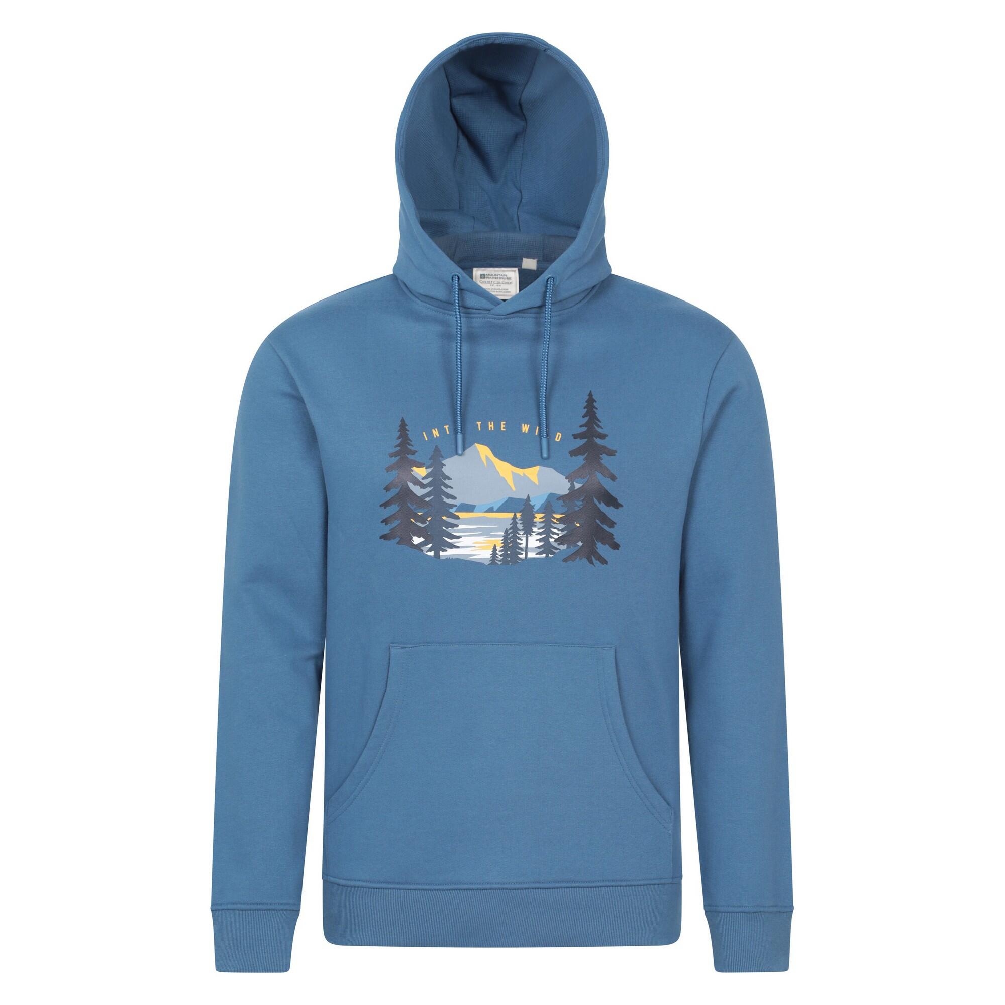 Mountain Warehouse Mens Into The Wild Hoodie