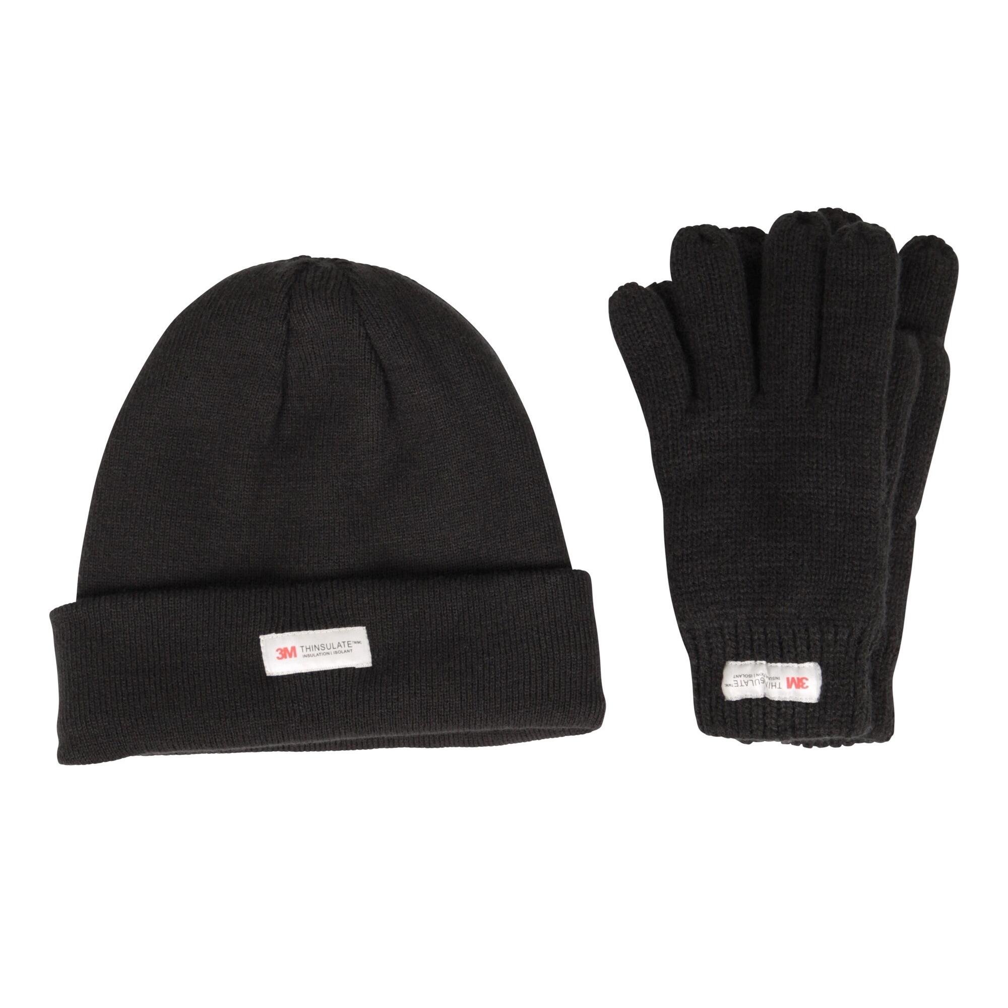 Mountain Warehouse Childrens/Kids Thinsulate Fleece Beanie & Gloves Set