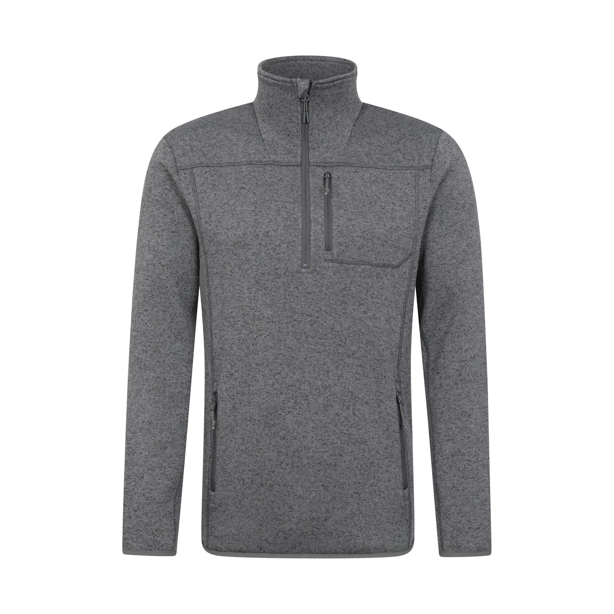 Mountain Warehouse Mens Helford Half Zip Fleece Top