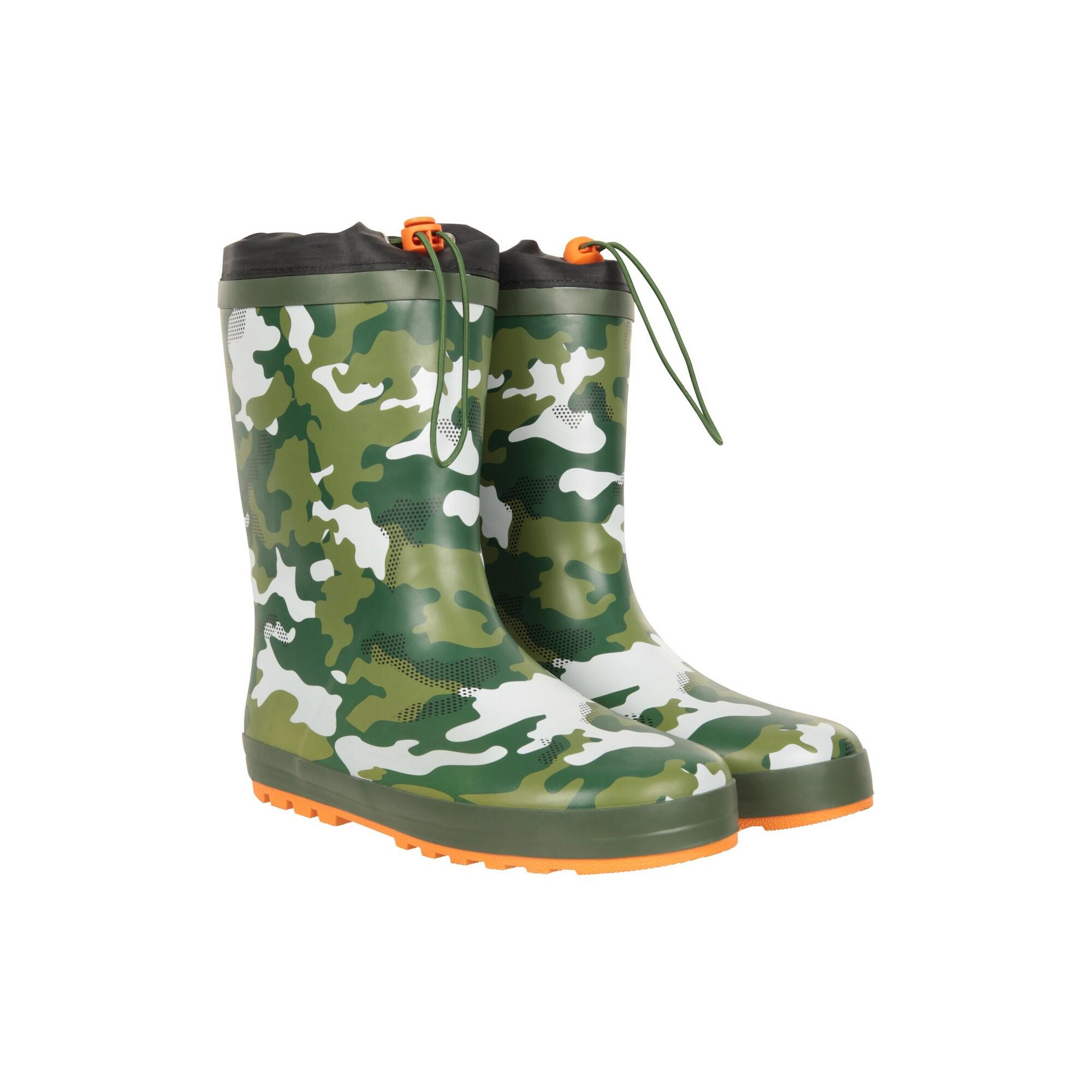 Mountain Warehouse Childrens/Kids Camo Winter Wellington Boots