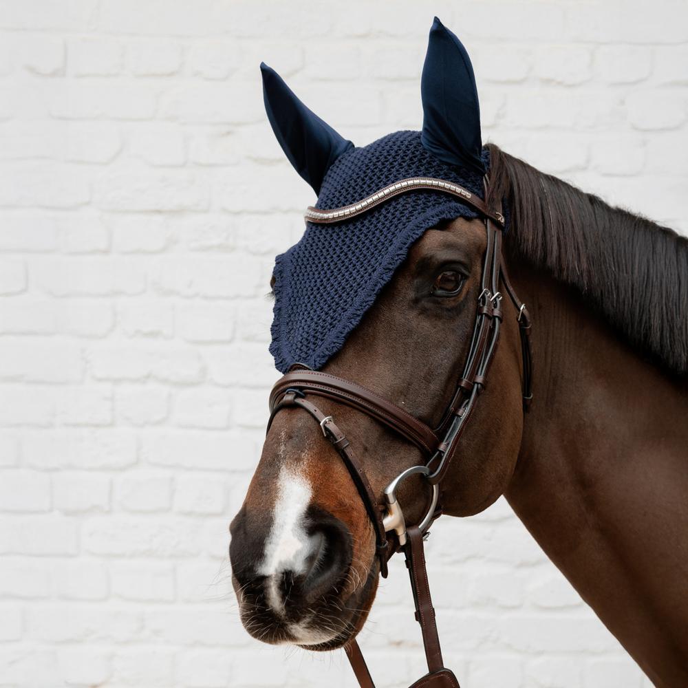 Bonnets anti-insetti per cavallo lunghi Kentucky soundless full 3/7