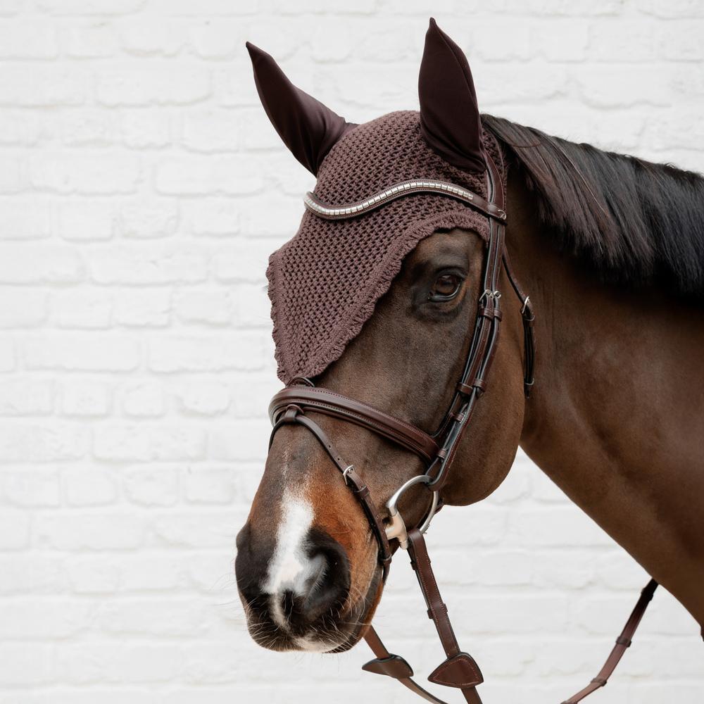Boné anti-moscas para cavalo longo Kentucky 3/7