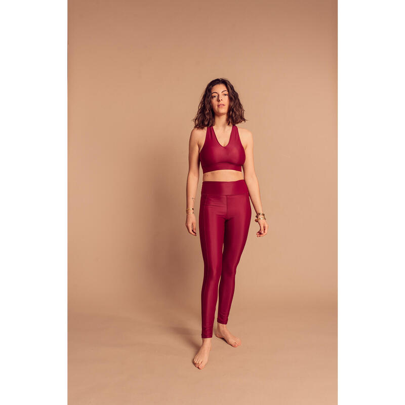 LEGGING GAINANT TAILLE HAUTE FITNESS ET YOGA