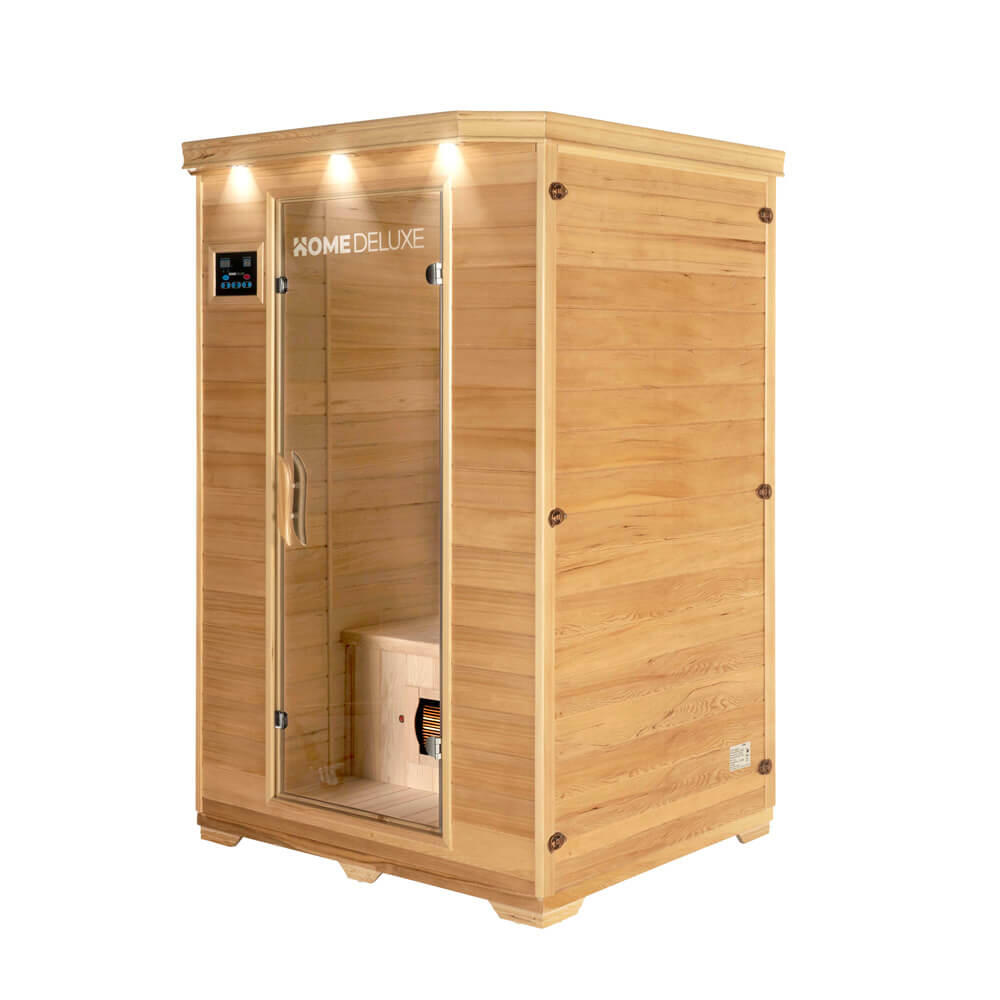 Cabine infrarouge REDSUN M - 120 x 105 cm pour 2 personnes 6/12