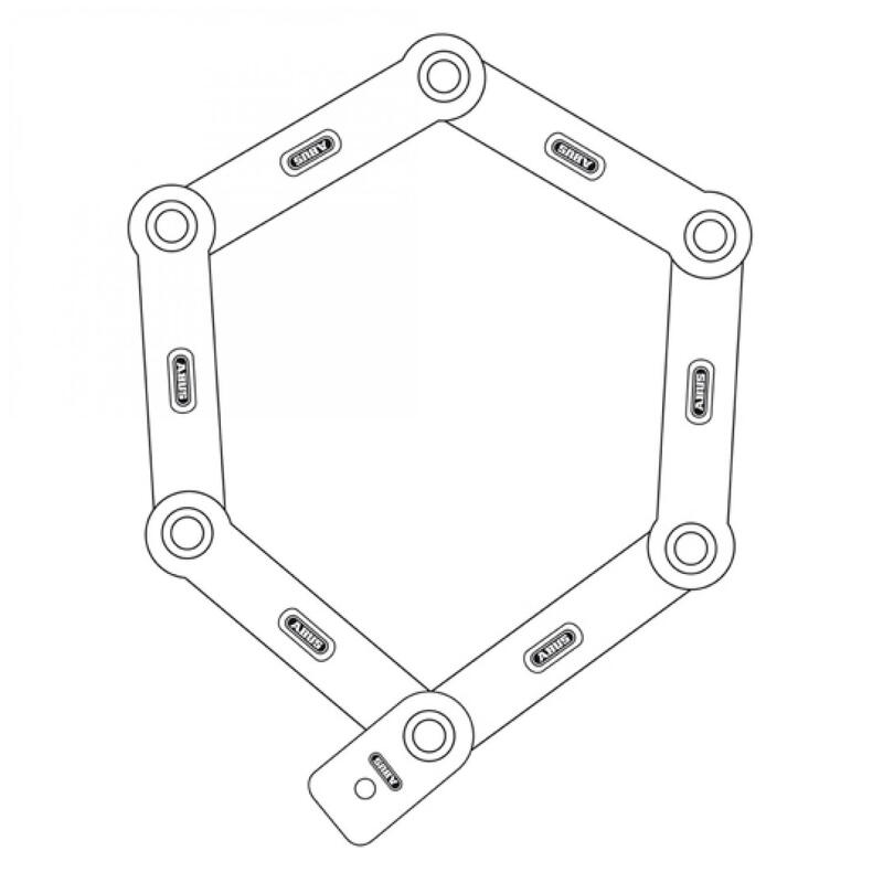 Abus Bordo Big Ugrip - 100 cm - Serrure de vélo de qualité en bleu