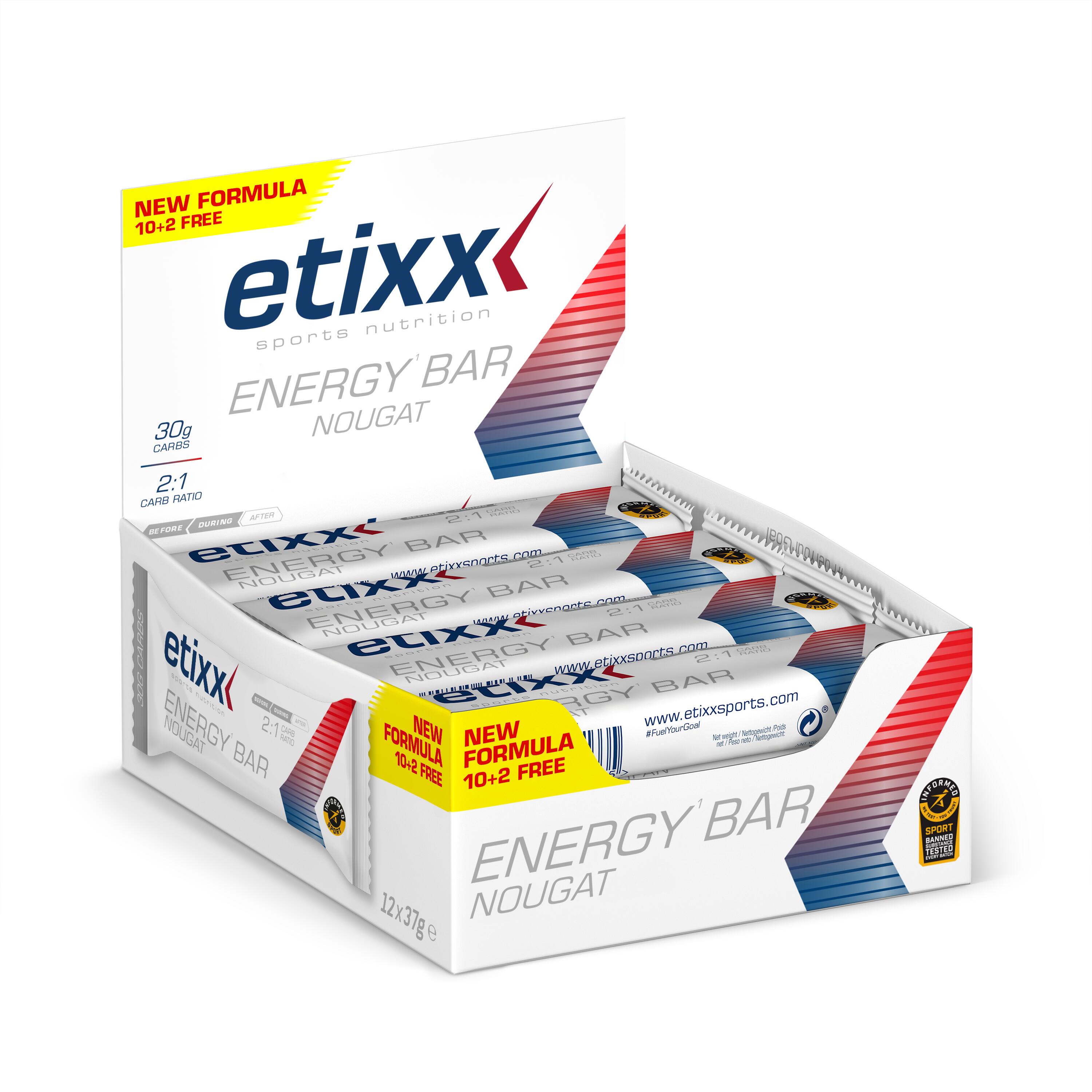 ETIXX Energy Bar Nougat 12 x 37g