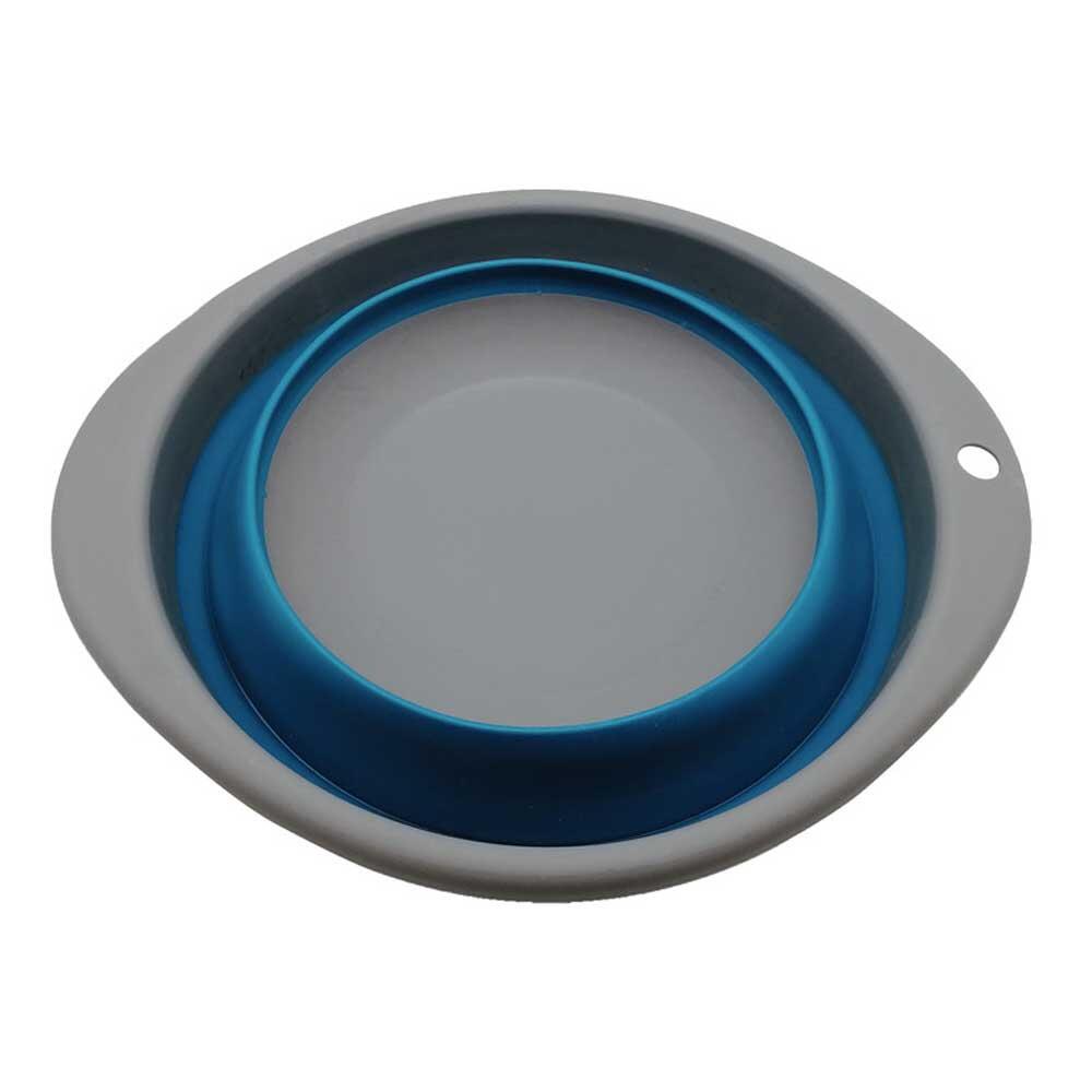 Bol plegable de silicona turquesa y gris de 27 cm 2/6