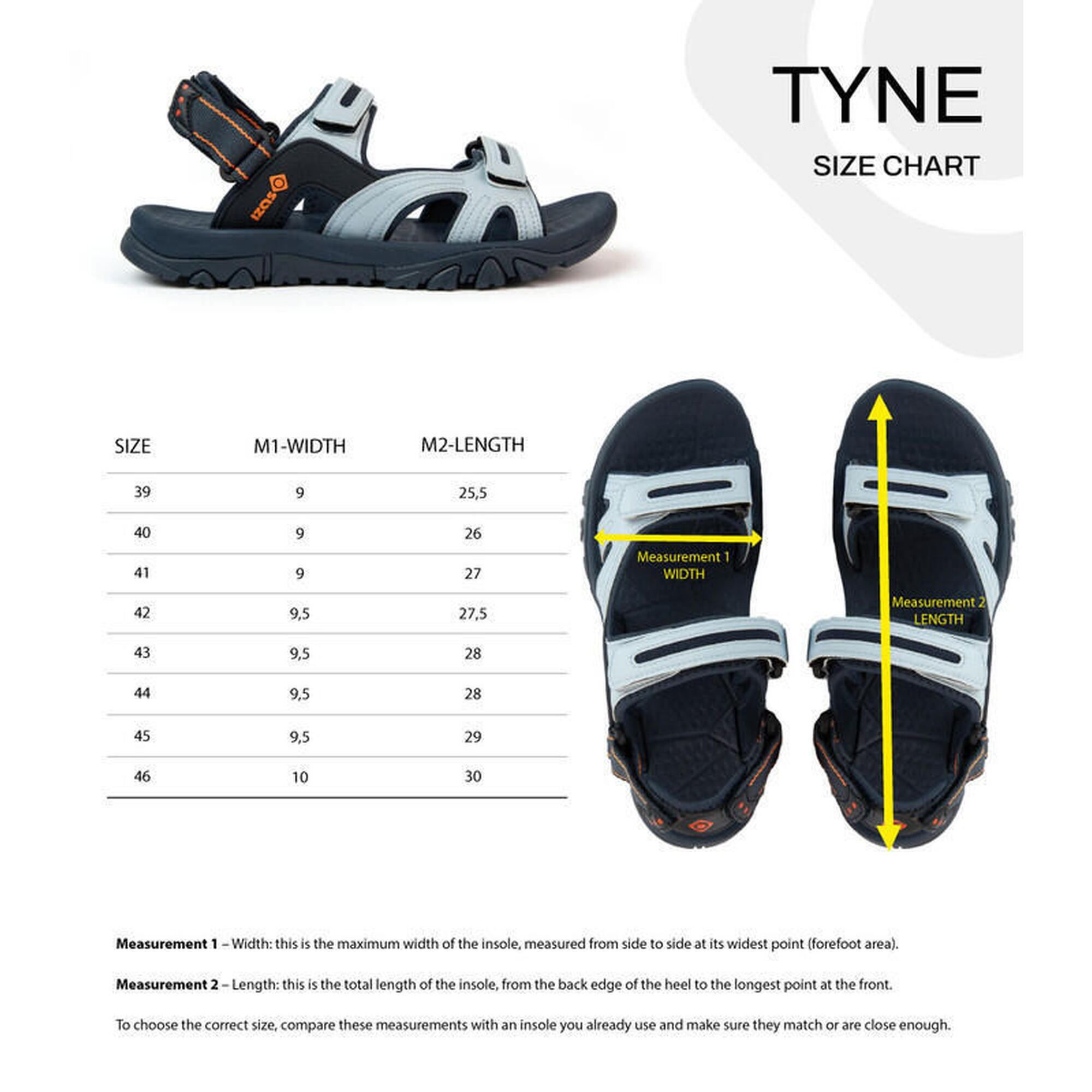 Sandales TYNE Adhérence et résistance maximales pour le canyoning et le trekking
