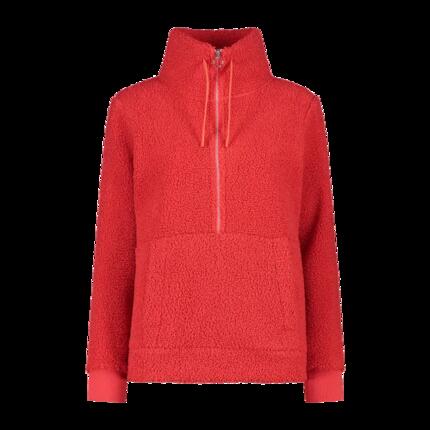 Damen Sweatshirt mit halbem Reißverschluss CMP