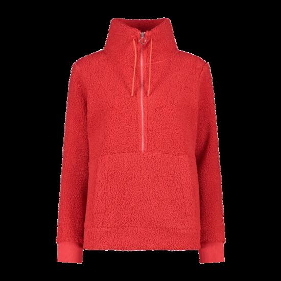 Damen Sweatshirt mit halbem Reißverschluss CMP