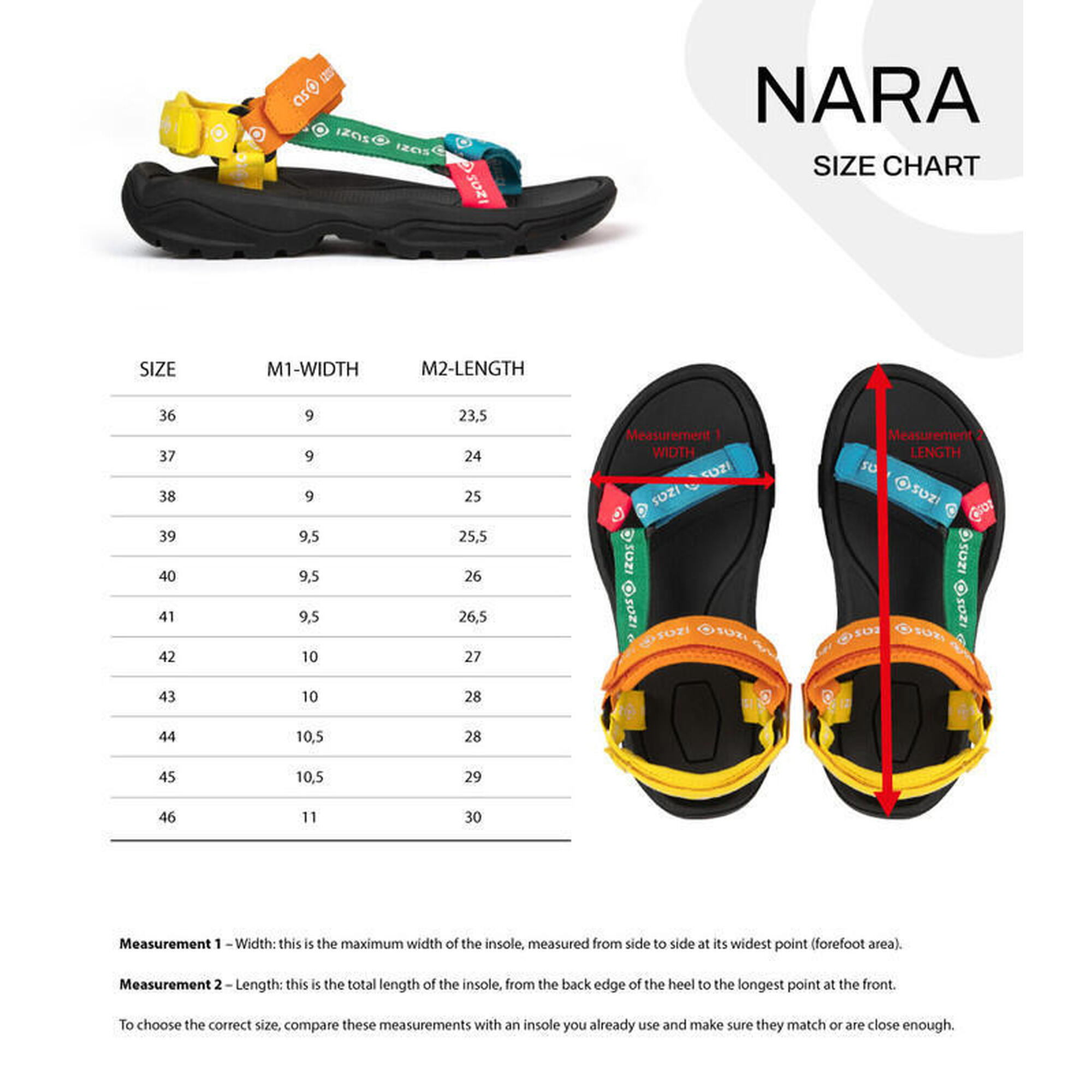 NARA Sandales de randonnée réglables Izas : confort et polyvalence