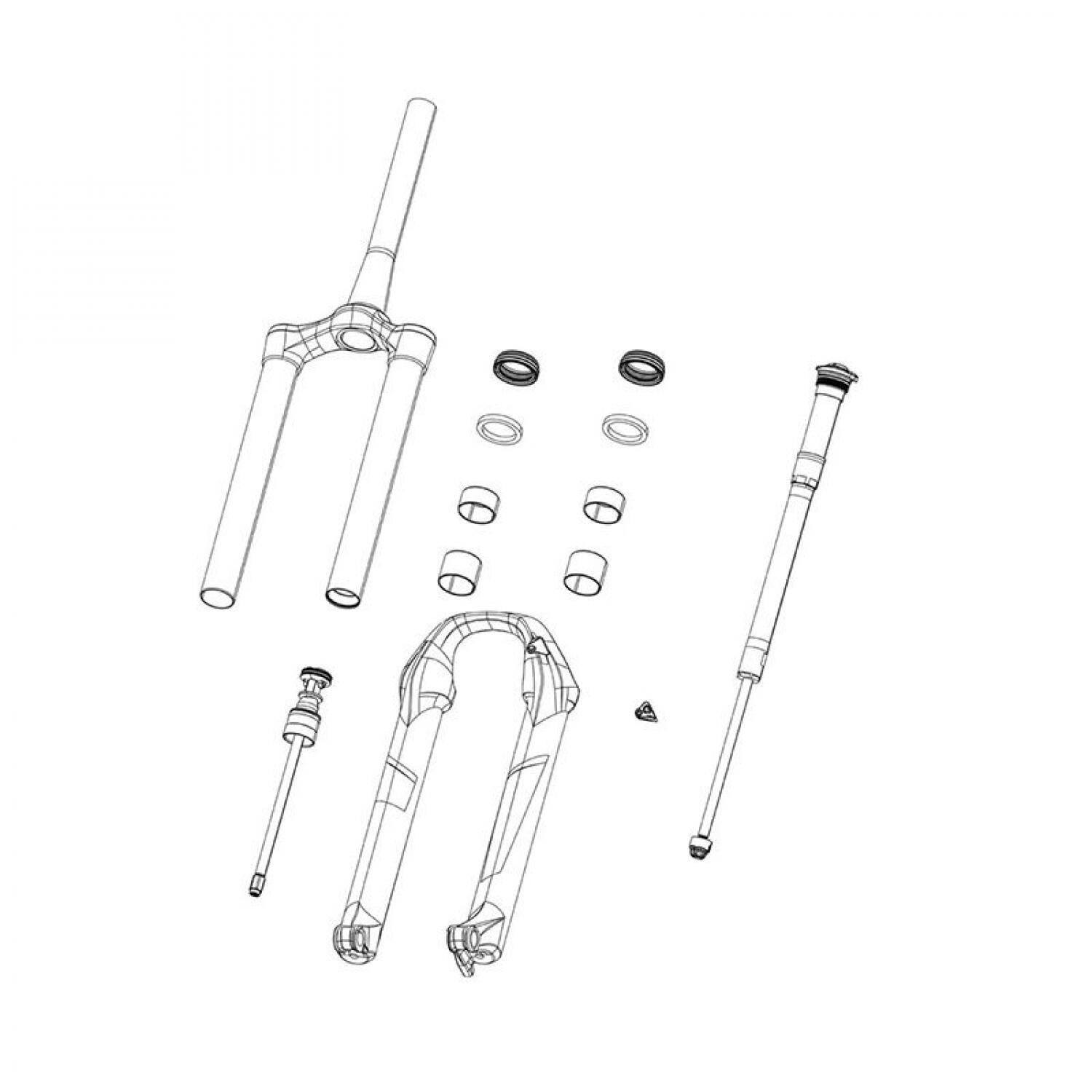 Clemă pentru furtun RockShox pentru furcă