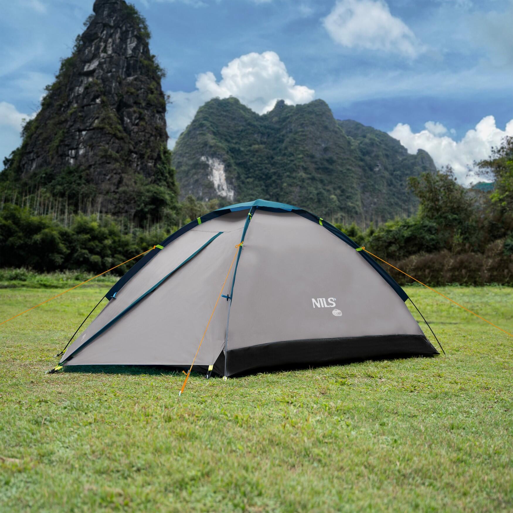 NC6033 NAMIOT KEMPINGOWY SZARO-NIEBIESKI NIGHTFALL NILS CAMP 4/7