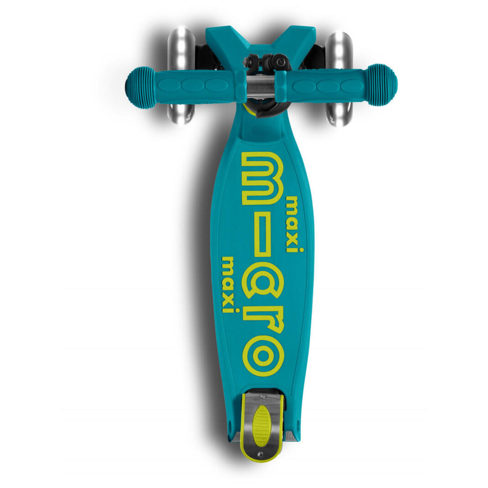 Trottinette enfant Maxi  Deluxe pliable  Pétrole LED 4/6