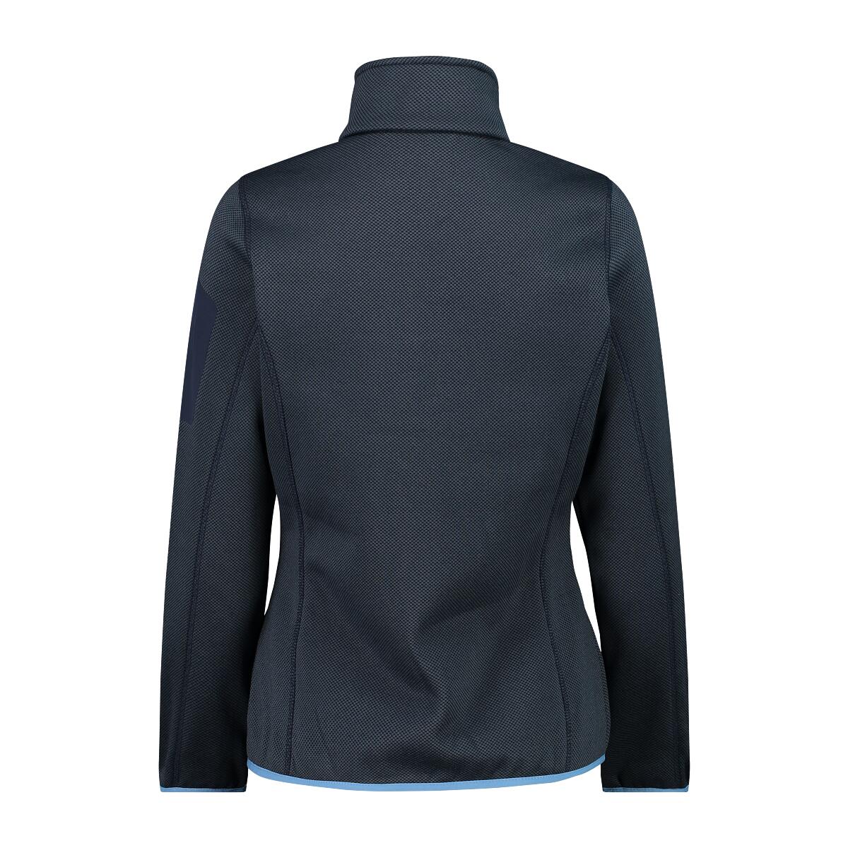 CMP Damen Jacke Knitted Melange Fleece Jacket 3H14746 2/5