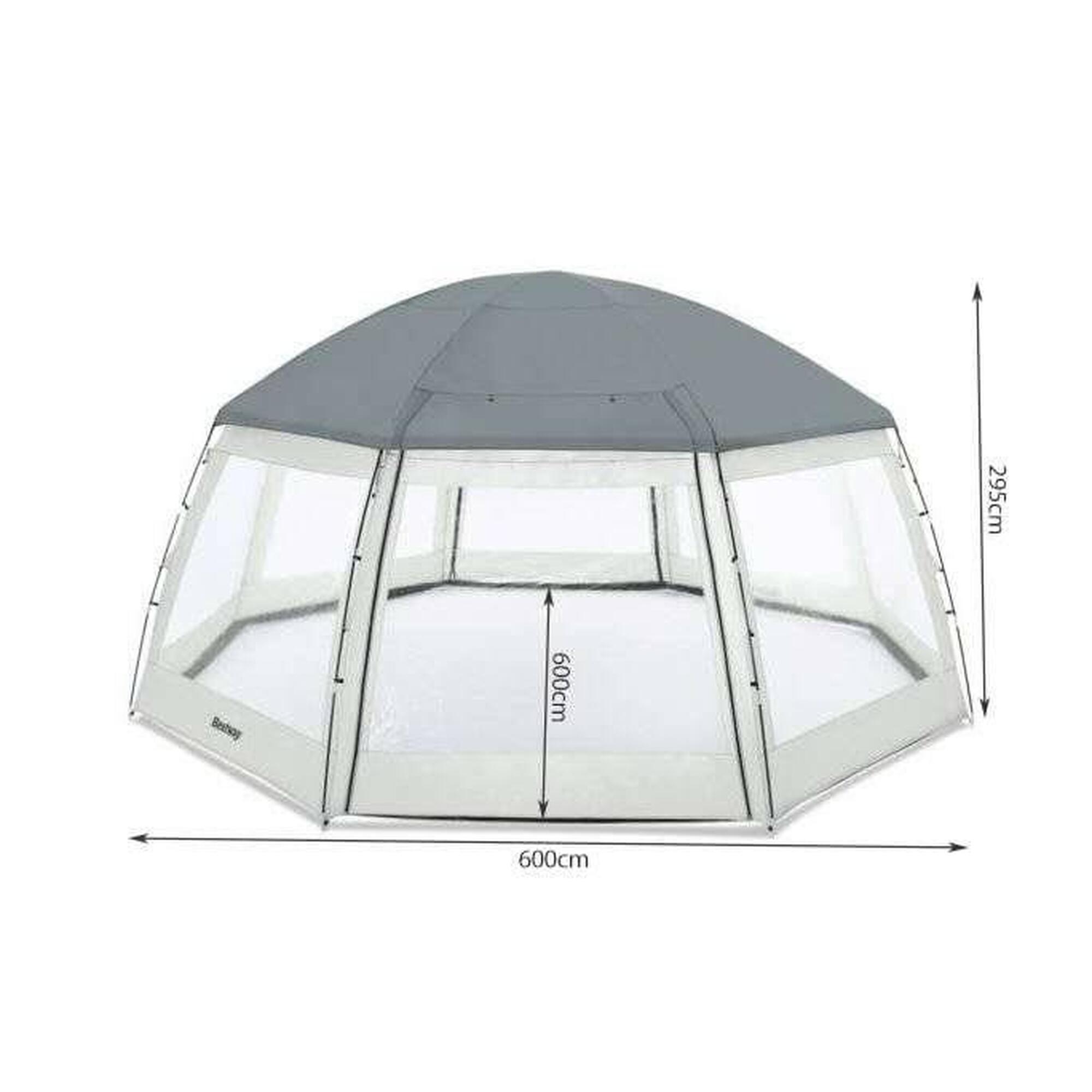Namiot basenowy 600 x 600 x 295cm BESTWAY 58612